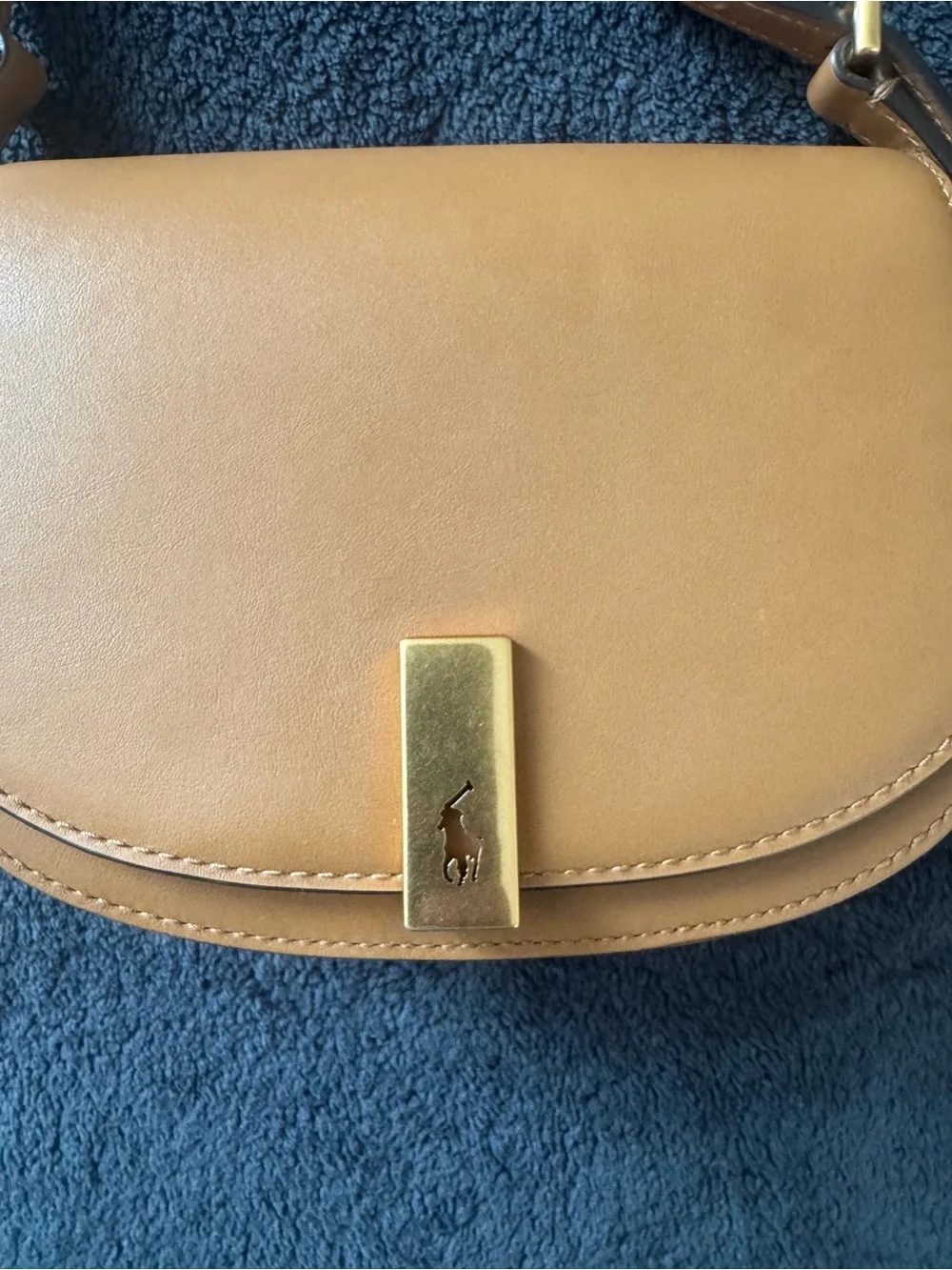 Polo Ralph Lauren ID mini saddle crossbody bag
